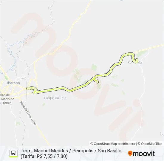 58 - RURAL Bus Line Map