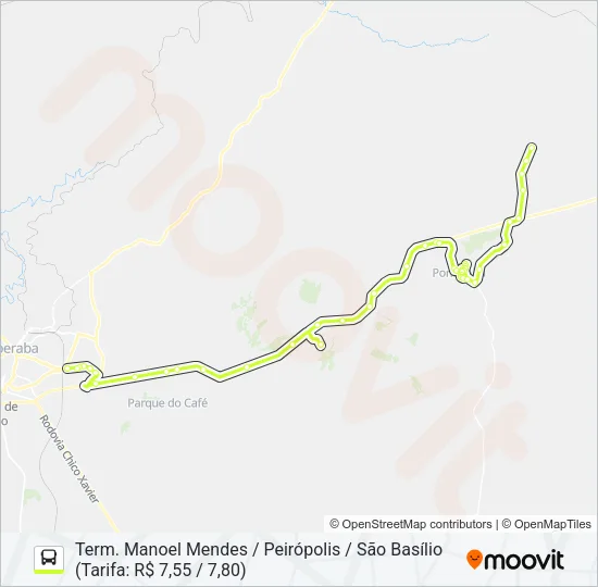 58 - RURAL Bus Line Map