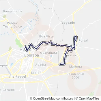 120 Bus Line Map