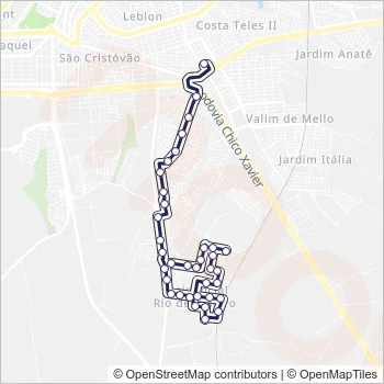 068 Bus Line Map