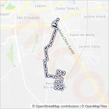 068 Bus Line Map