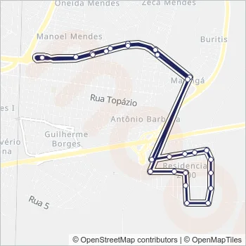 060 Bus Line Map