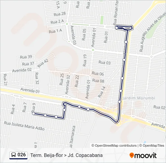 026 Bus Line Map