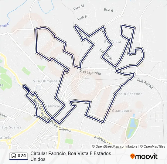 024 Bus Line Map