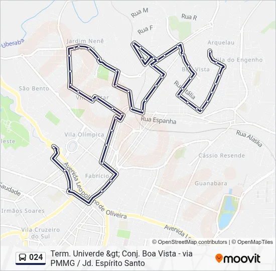 024 Bus Line Map
