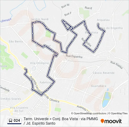 024 Bus Line Map