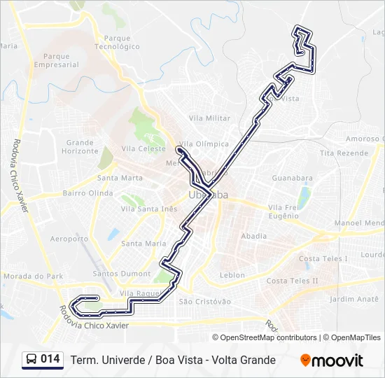 014 Bus Line Map