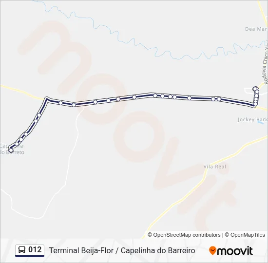 012 Bus Line Map