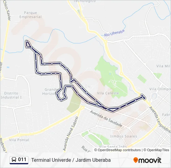 011 Bus Line Map