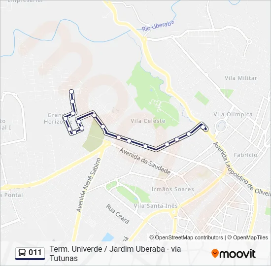 011 Bus Line Map