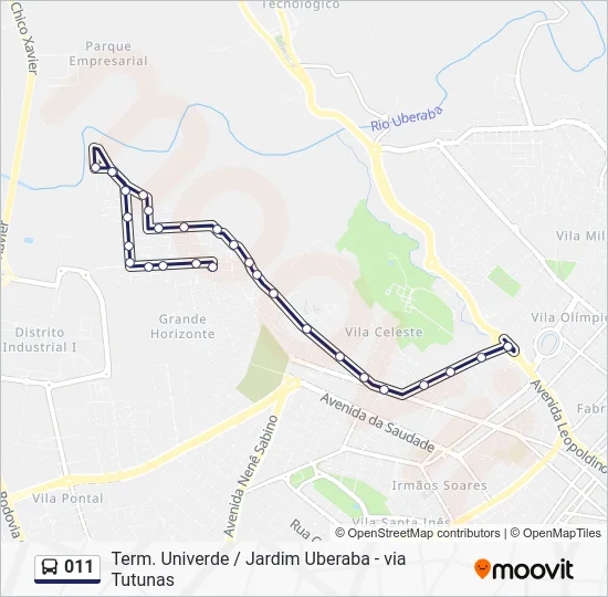 011 Bus Line Map