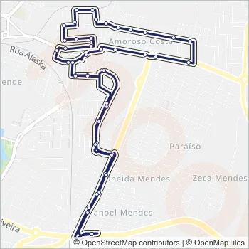 062 Bus Line Map