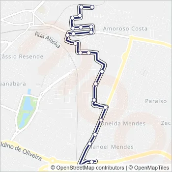 062 Bus Line Map