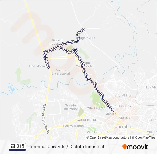 015 Bus Line Map