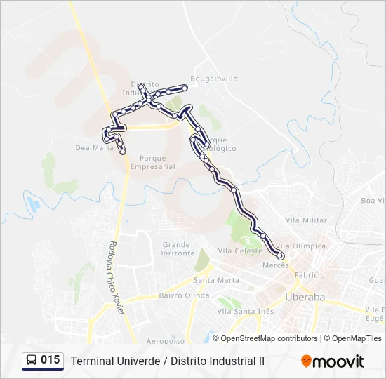 015 Bus Line Map