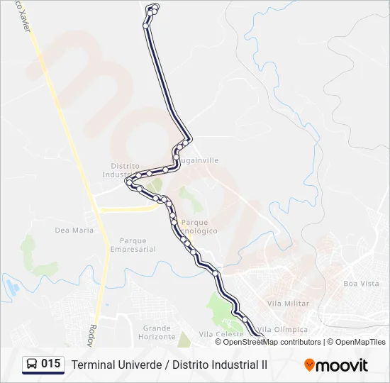 015 Bus Line Map
