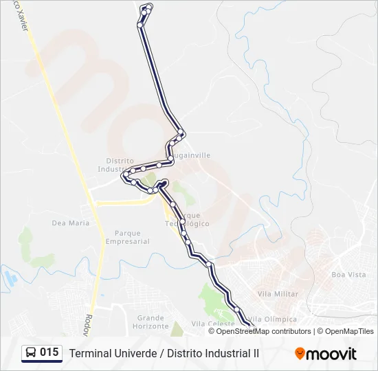 015 Bus Line Map