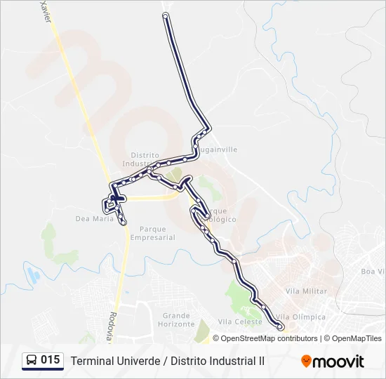 015 Bus Line Map