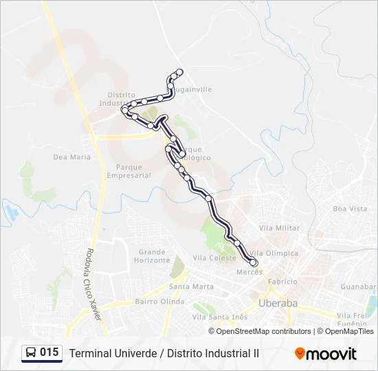 015 Bus Line Map