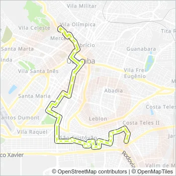 10 Bus Line Map