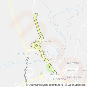 15 Bus Line Map