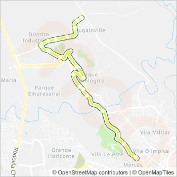 15 Bus Line Map