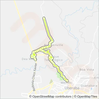 15 Bus Line Map