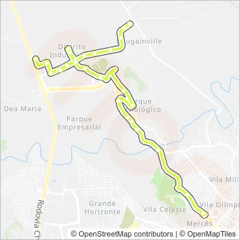 15 Bus Line Map