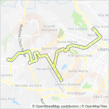 27 Bus Line Map