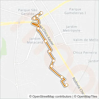 69 Bus Line Map