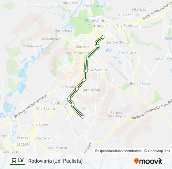 LV Bus Line Map