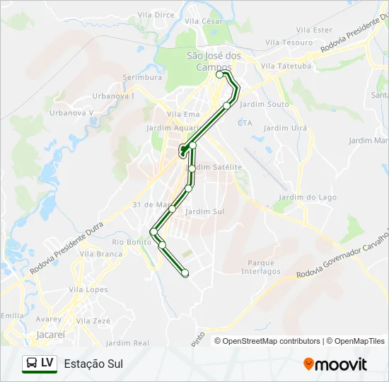 LV Bus Line Map