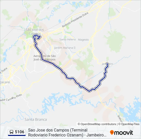 5106 Bus Line Map