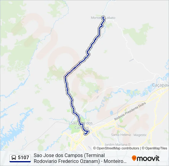 5107 Bus Line Map
