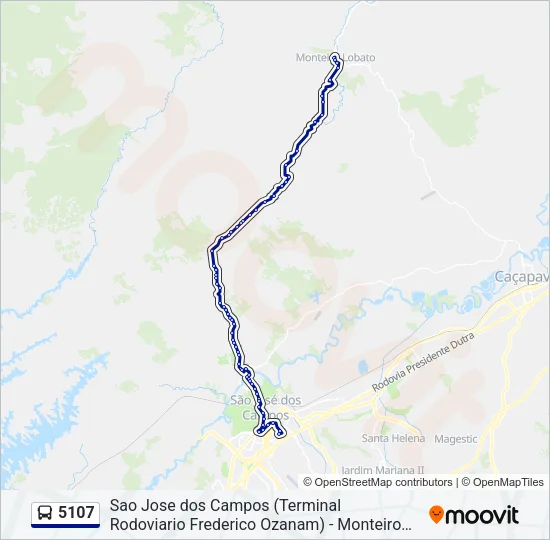 5107 Bus Line Map