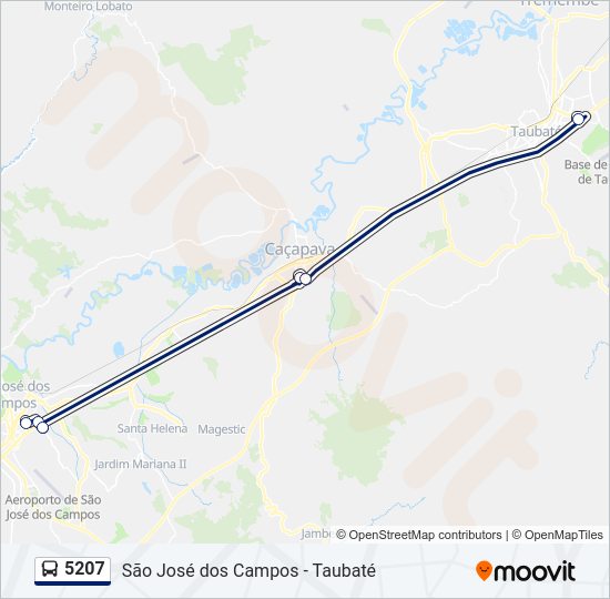 Mapa da linha 5207 de 