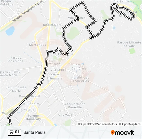 01 Bus Line Map