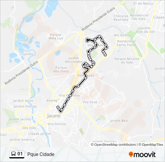 01 Bus Line Map