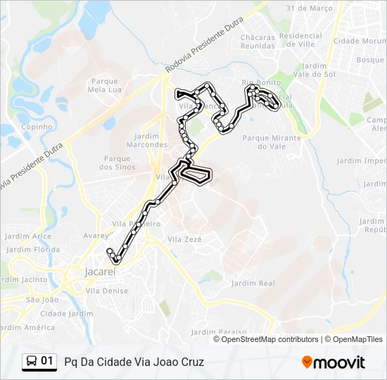 01 Bus Line Map