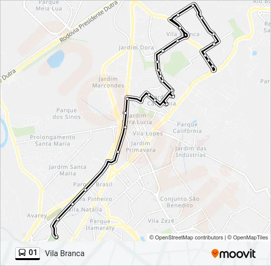 01 Bus Line Map