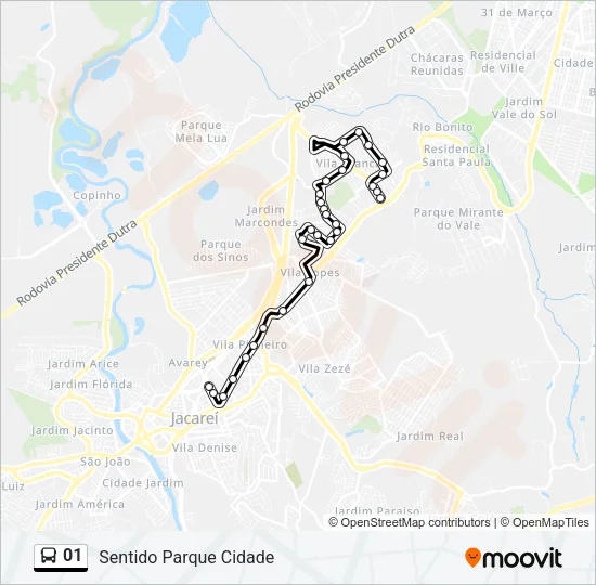 01 Bus Line Map