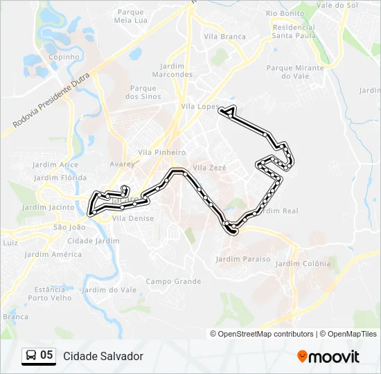 05 Bus Line Map