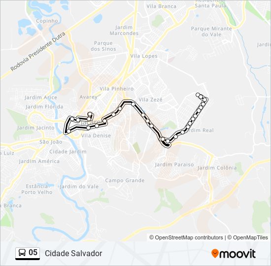 05 bus Line Map