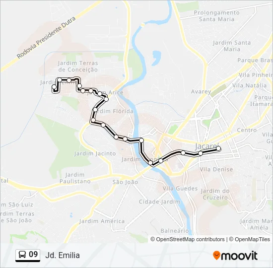 09 Bus Line Map