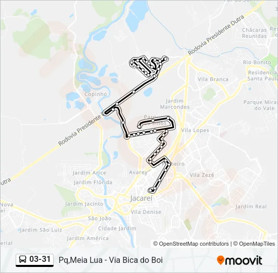 03-31 Bus Line Map