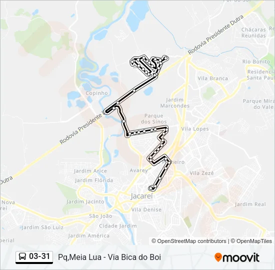 03-31 Bus Line Map