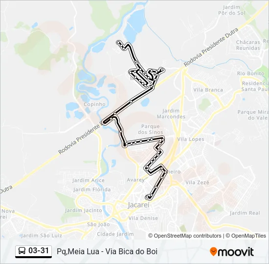 03-31 Bus Line Map