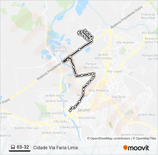 03-32 Bus Line Map