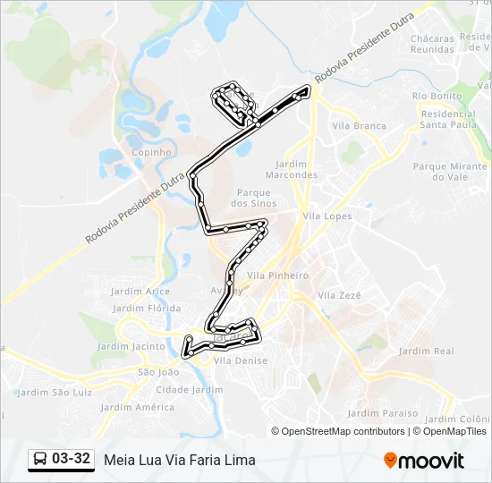 03-32 Bus Line Map