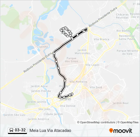 03-32 Bus Line Map